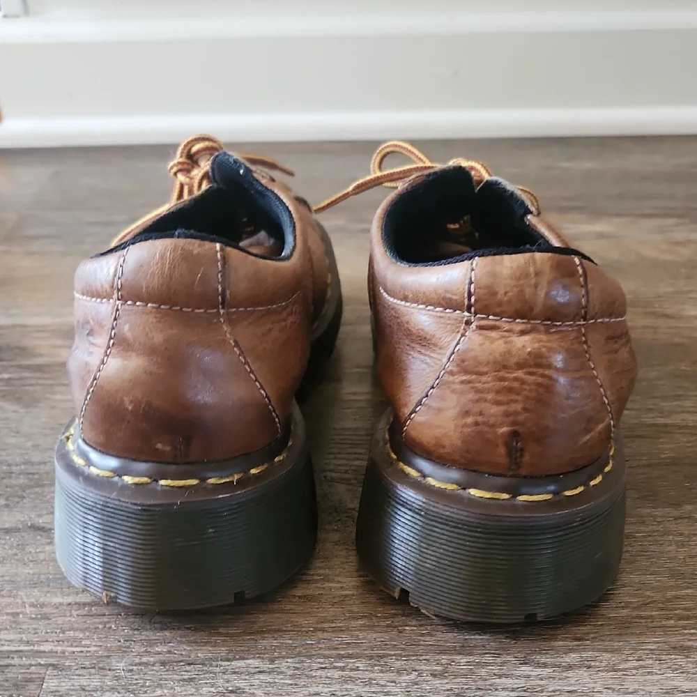 Vintage Dr. Martens 9764 Made in England Chunky Oxford Shoes UK 6 Womens US 8 - Picture 3 of 11